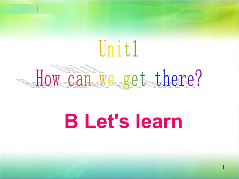 -B-Let's-learnppt课件_第1页