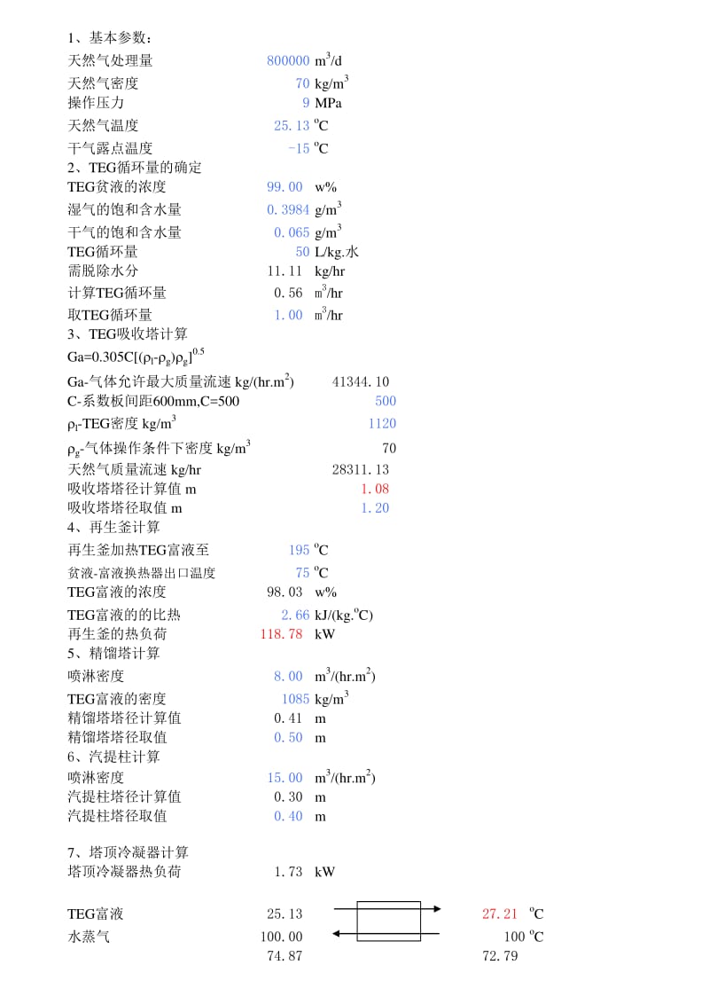 三甘醇脱水计算1.xls_第1页