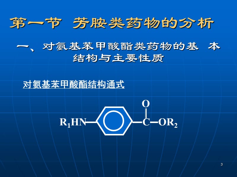 芳胺类药物分析ppt课件_第3页