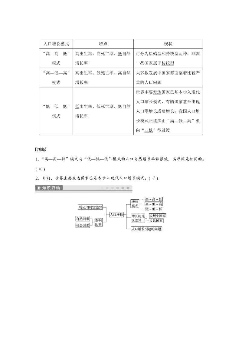 2018-2019学年湘教版必修2人口增长模式.docx_第2页