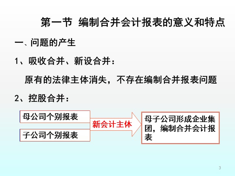 合并会计报表概述ppt课件_第3页