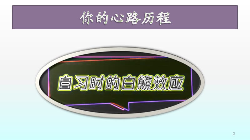 高效自主学习成就高分梦想ppt课件_第2页