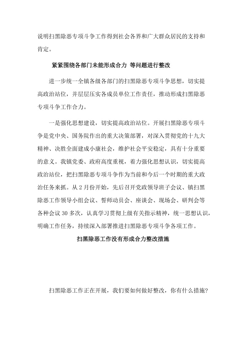 两篇扫黑除恶工作没有形成合力整改措施_第2页