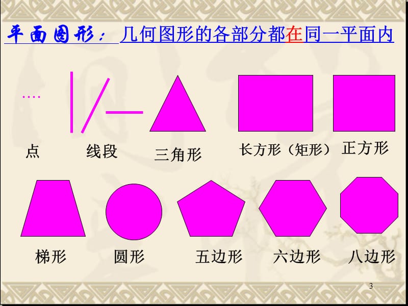 七年级数学上册图形认识复习人教新课标版ppt课件_第3页