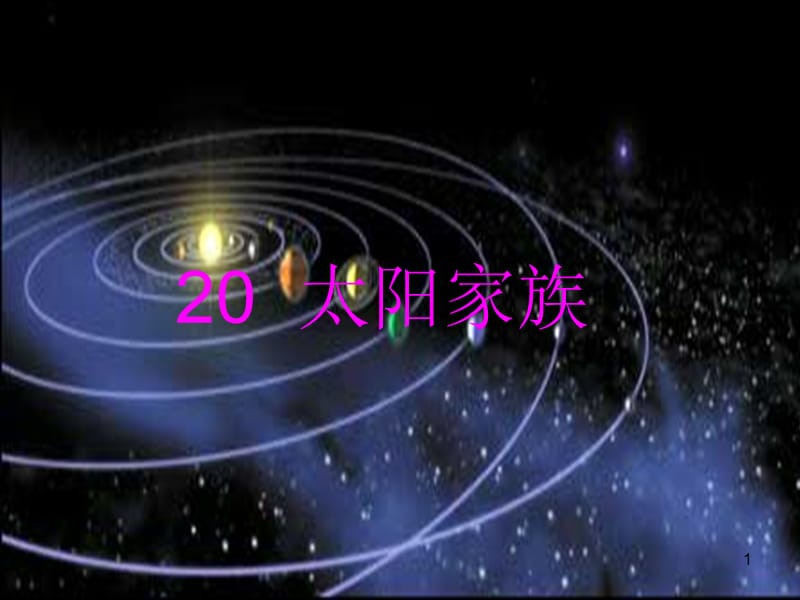 青岛版科学六下太阳家族ppt课件_第1页