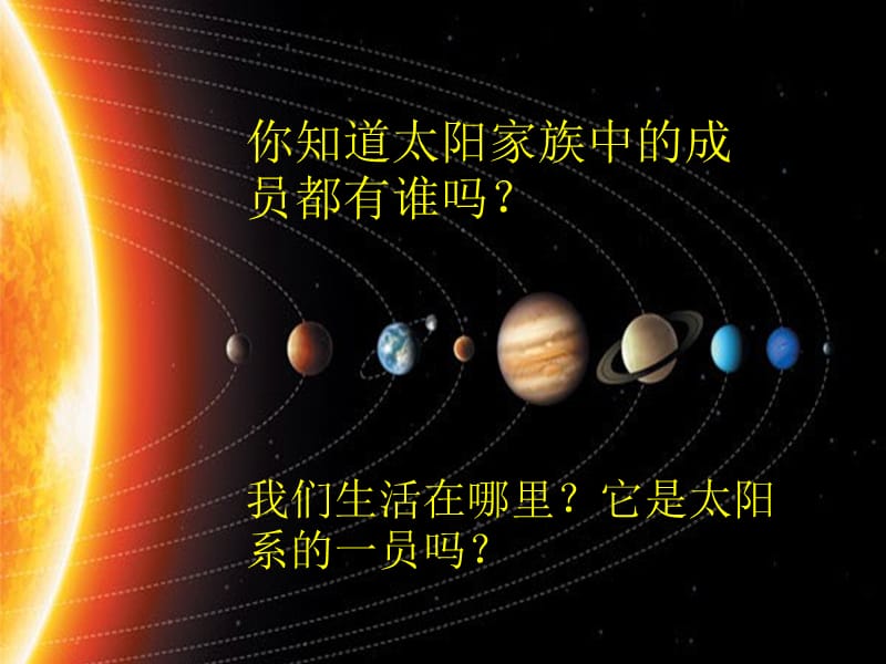 青岛版科学六下太阳家族ppt课件_第2页