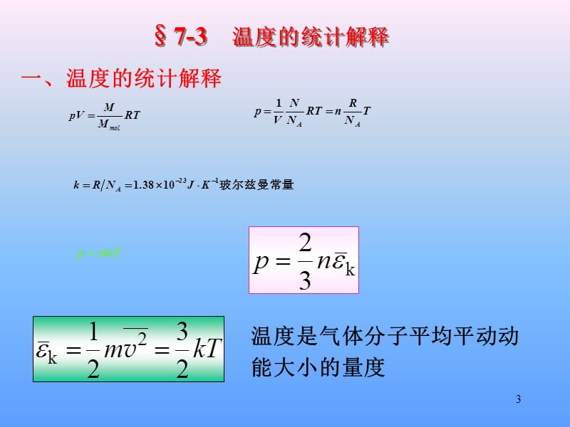 理想气体的内能能量均分定理ppt课件_第3页