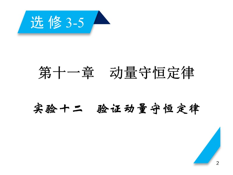 验证动量守恒定律ppt课件_第2页