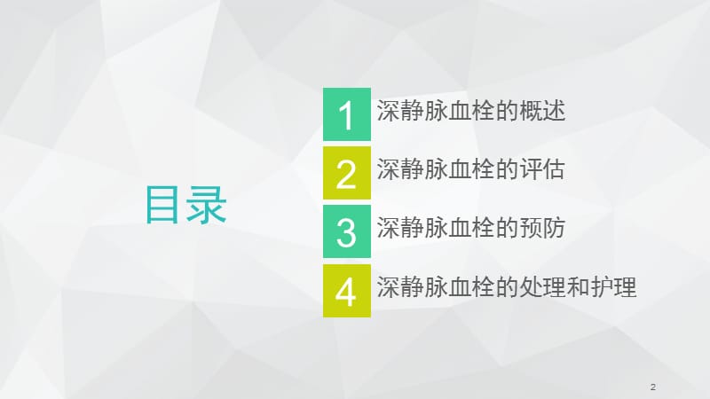 深静脉血栓评估预防及护理ppt课件_第2页