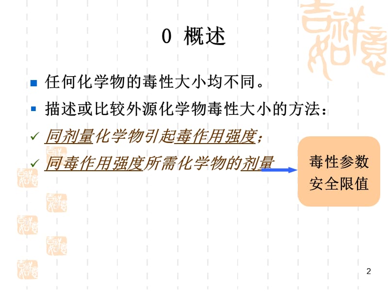 食品毒理学表示毒性的常用指标ppt课件_第2页