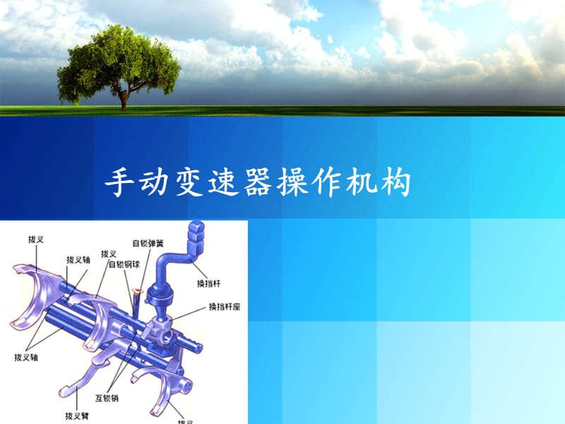 手动变速器操作机构ppt课件_第1页