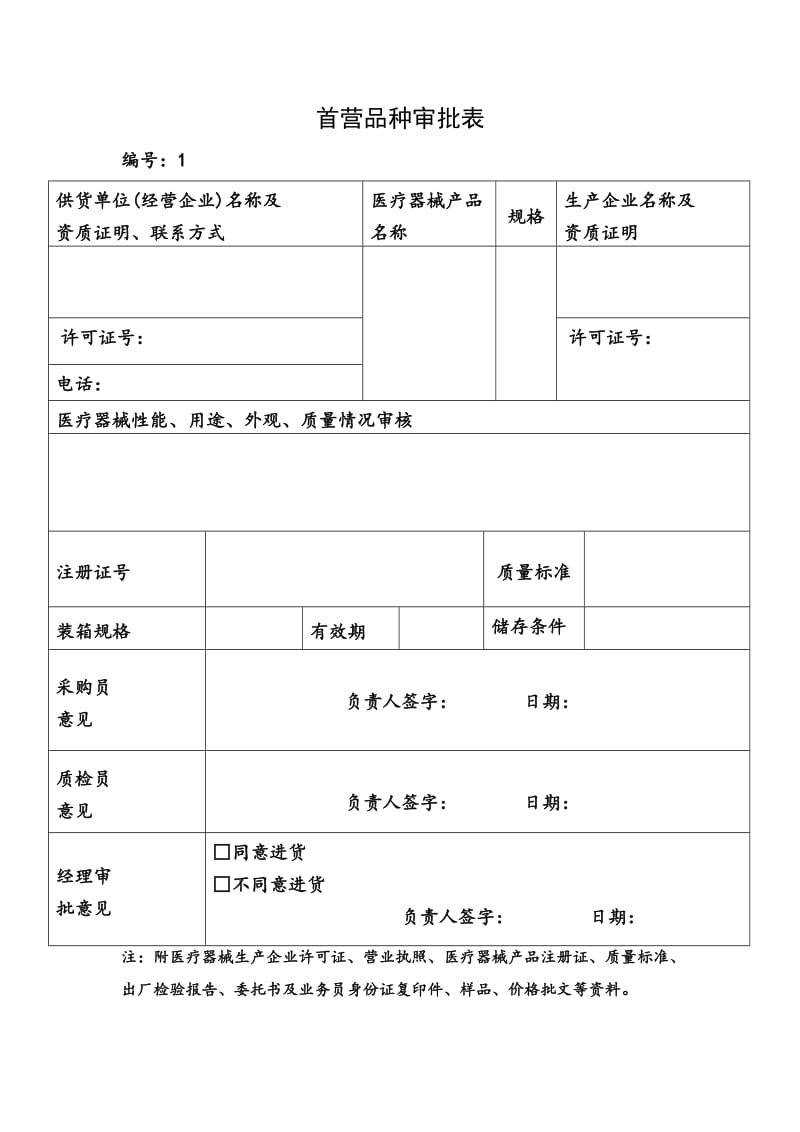 《医疗器械经营企业管理记录表格》完整精校版（2018年验收）_第2页