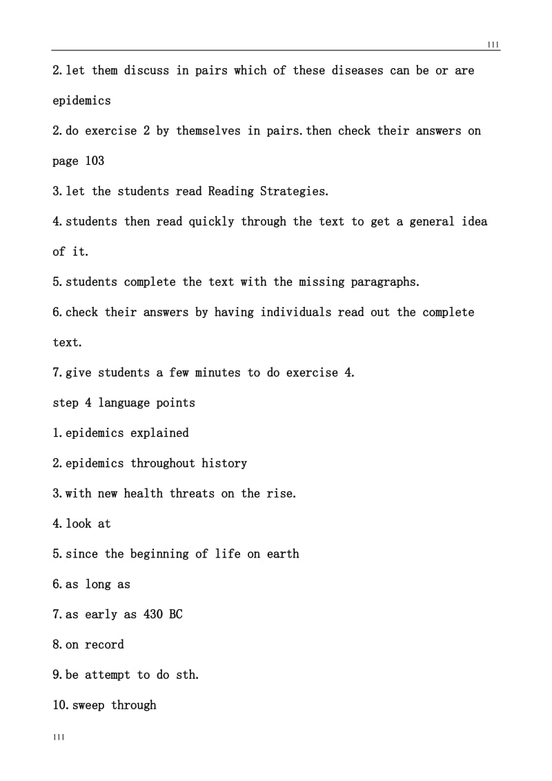 高中英语Unit 21 Lesson 3 《Epidemics Explained》 课件1 北师大版选修7_第2页