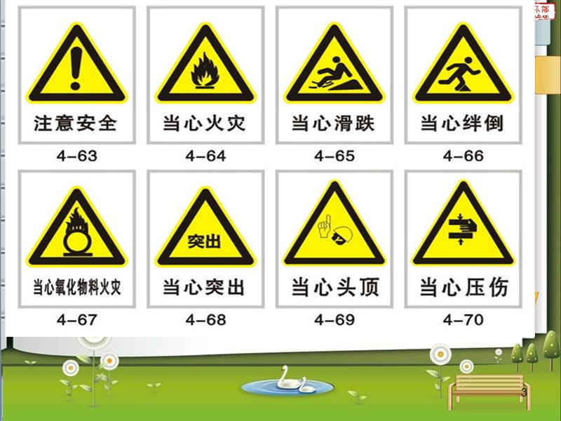 幼儿园大班健康活动安全标志作用大ppt课件_第3页