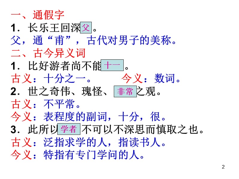 游褒禅山记复习课ppt课件_第2页