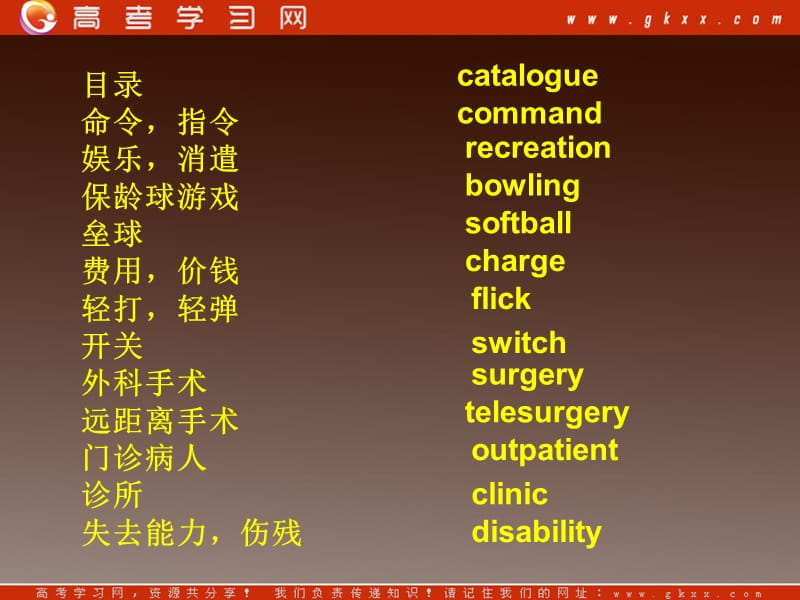 Module 1《Life in the Future》vocabulary课件1（20张PPT）（外研版必修4）_第3页