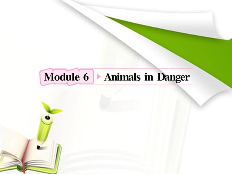 2012高考英语外研版必修5Module6《Animals in Danger》知识与要点_第1页