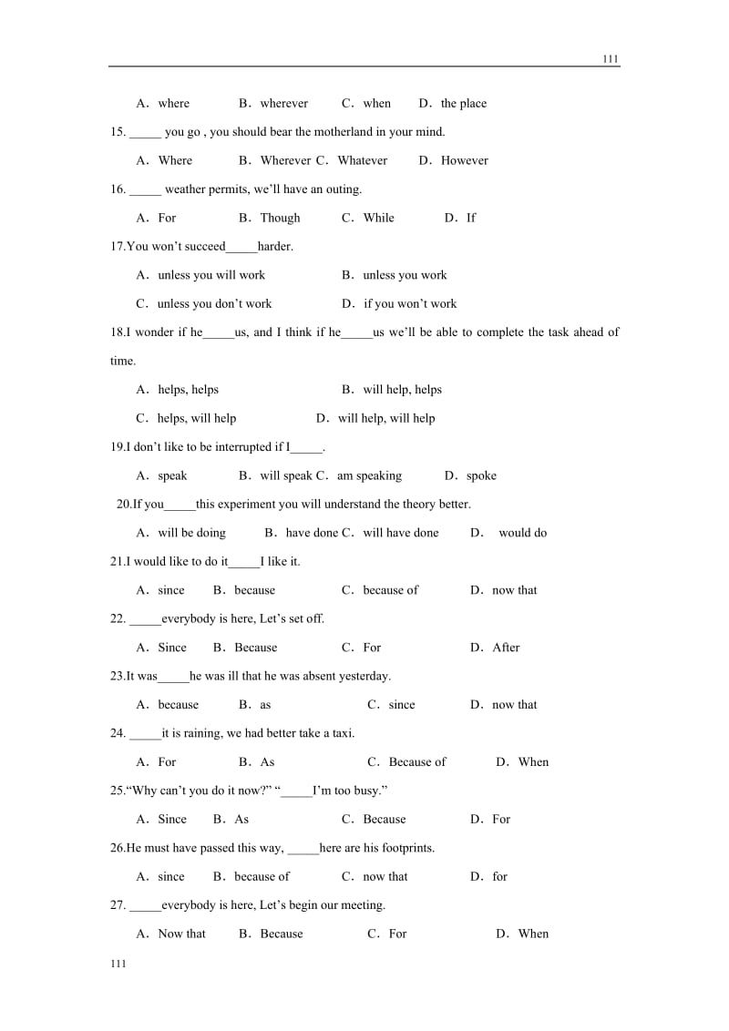 Module 5《The Great Sports Personality》Grammar同步练习1（外研版必修5）_第2页