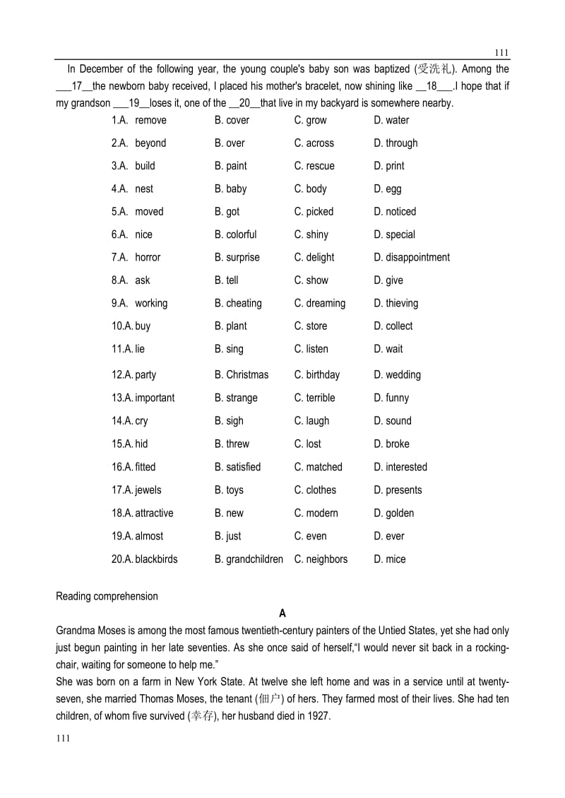 Module 1《Small Talk》cultural corner and task同步练习2（外研版选修6）_第2页