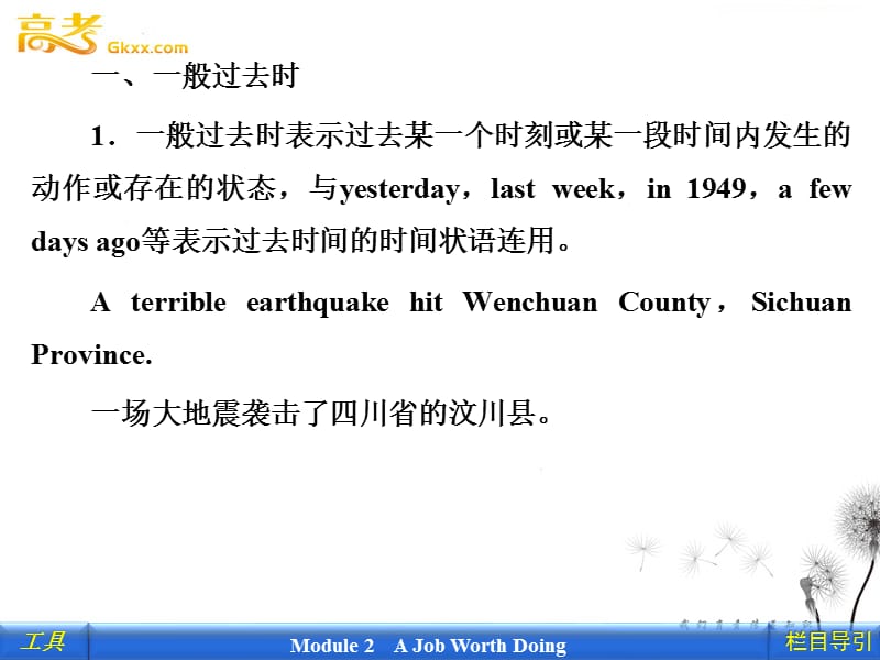 2012新课标同步导学英语[外研·全国卷I]必修5课件：2-2 Grammar_第3页