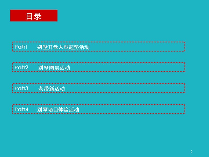 针对别墅客户活动方案50p房地产培训ppt课件_第2页