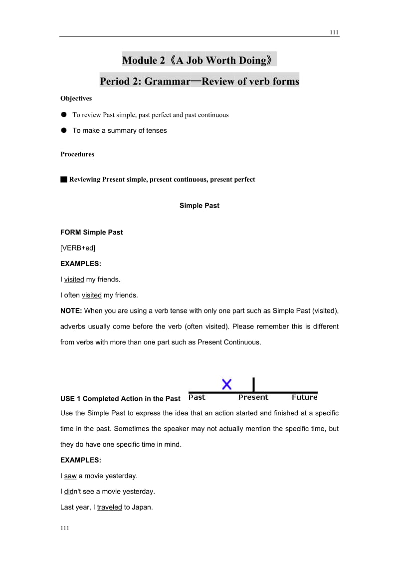 Module 2《A Job Worth Doing》Grammar学案4（外研版必修5）_第1页