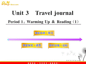 高中英語課時(shí)講練通配套課件：Unit3《Travel journal》Period 1（新人教版必修1）