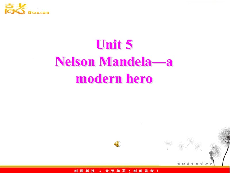 英语人教版必修15.1Unit5《Nelson Mandela—a modern hero》课件_第2页