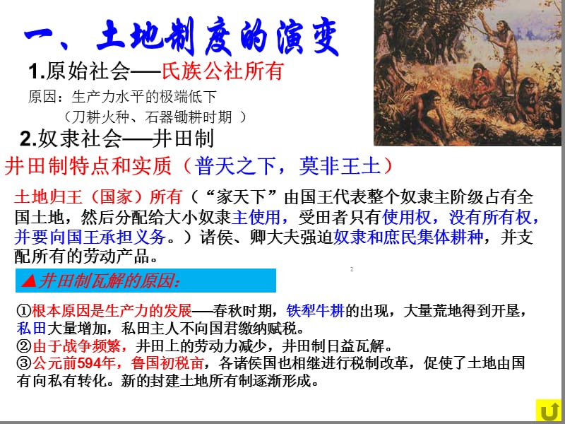 中国古代土地制度演变ppt课件_第2页