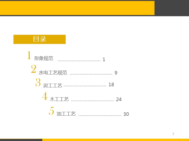 中国设计师装修标准施工标准化体系ppt课件_第2页