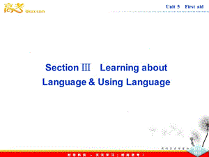 高中英語人教版必修5課件【福建專用】Unit 5《First aid》SectionⅢ