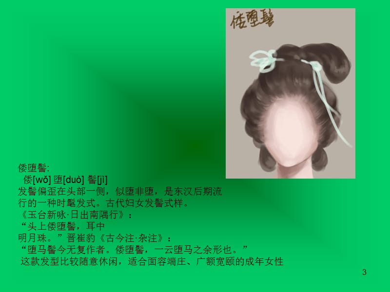 中国古代女子发髻ppt课件_第3页