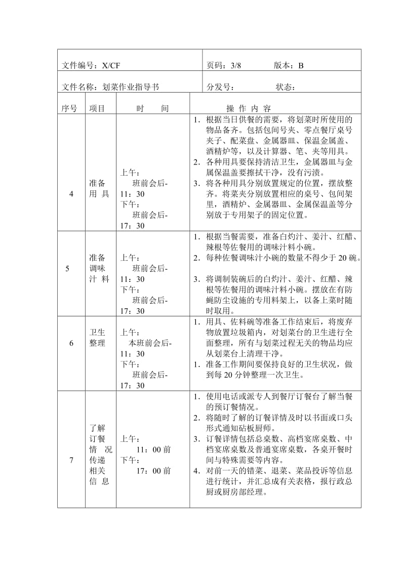 酒店划菜岗作_第3页