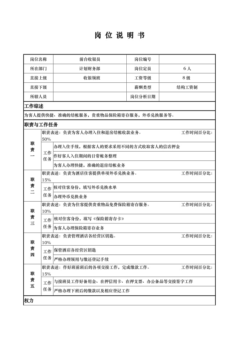 酒店计财部-前台收银员-罗娟_第1页