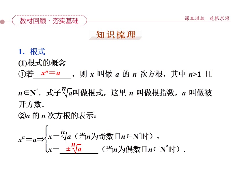 人教A版高考数学复习指数与指数函数ppt课件_第2页