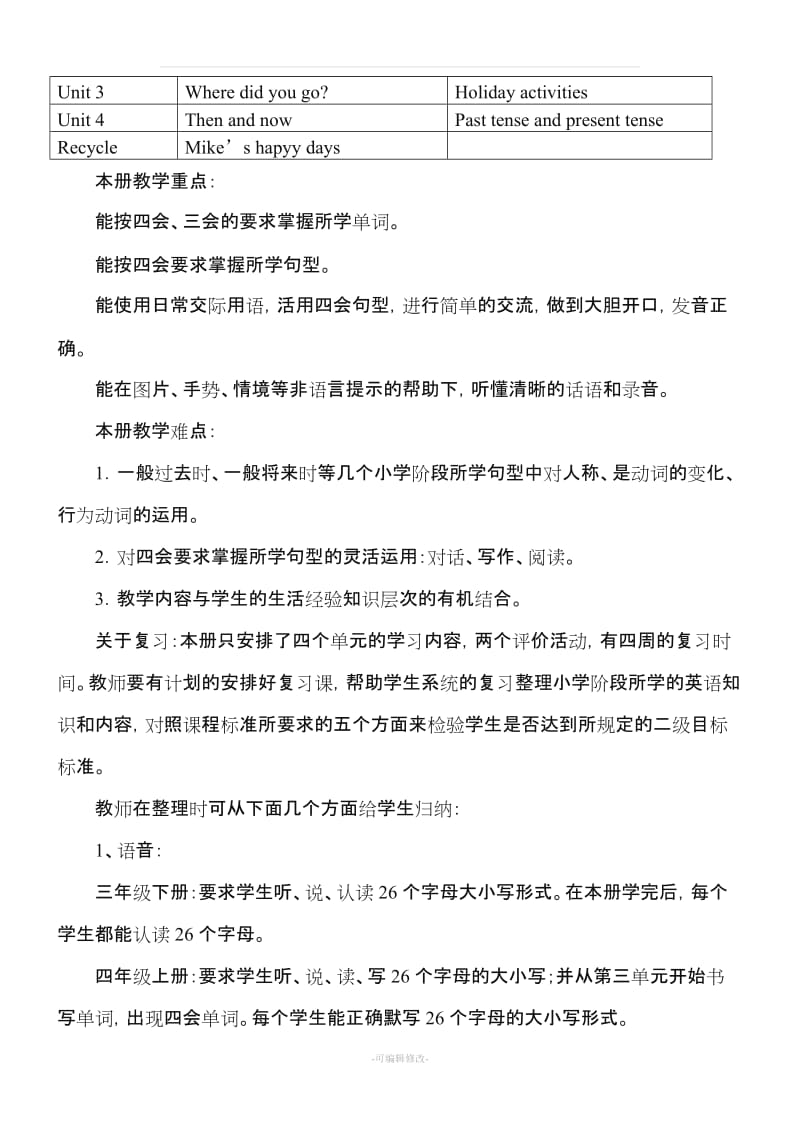 六年级下册英语教材分析.doc_第3页