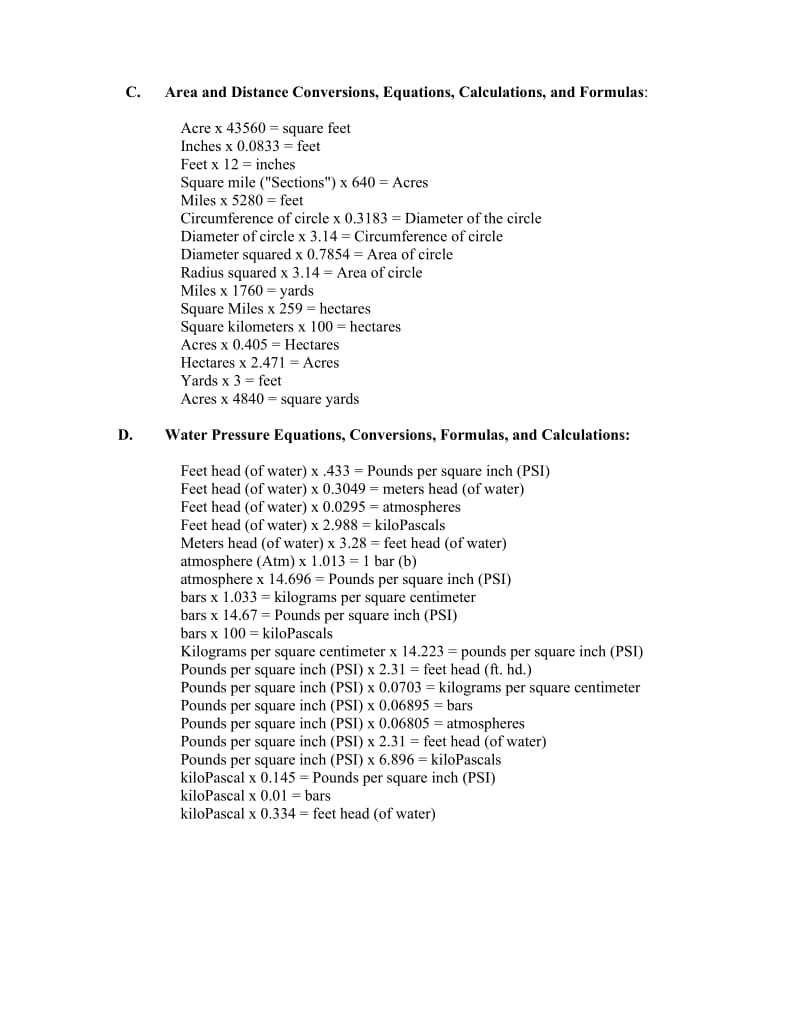 Units Conversion Equations and ulas.doc_第2页