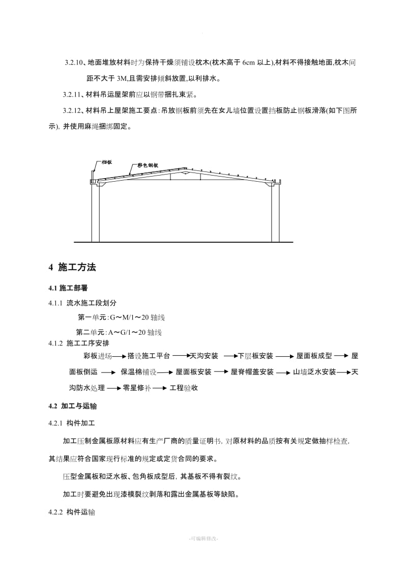 钢结构屋面板安装施工方案.doc_第2页