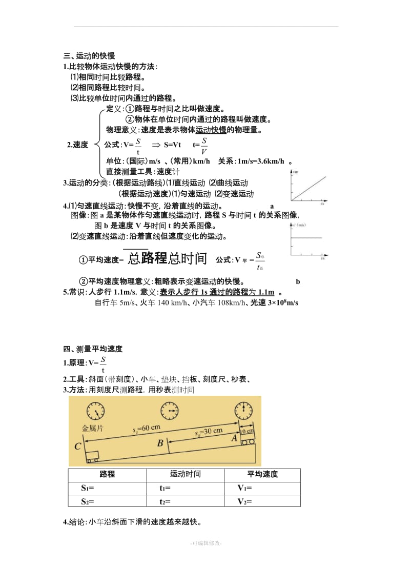 人教版物理八年级上册各单元知识点.doc_第2页