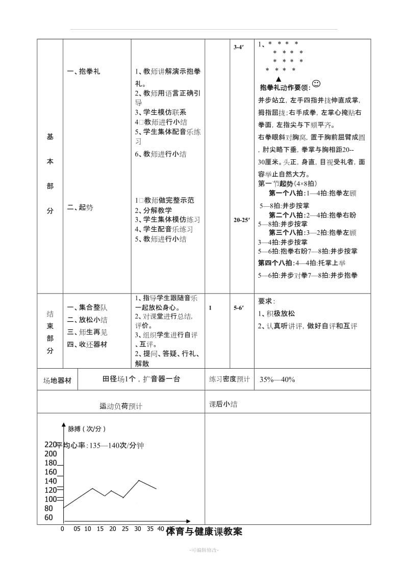 体育与健康课教案武术操旭日东升教案.doc_第2页