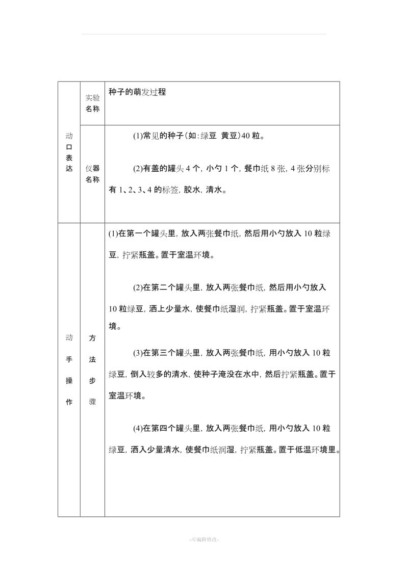 小学科学科学实验报告单.doc_第1页