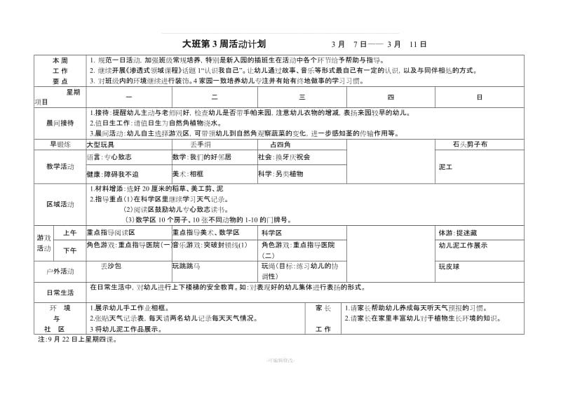 幼儿园大班周计划表超级详细.doc_第3页