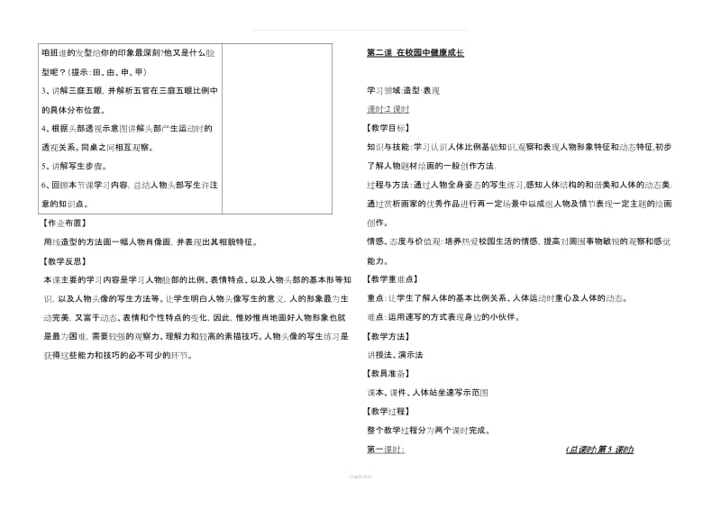 新人教版_七年级上册美术教案.doc_第2页