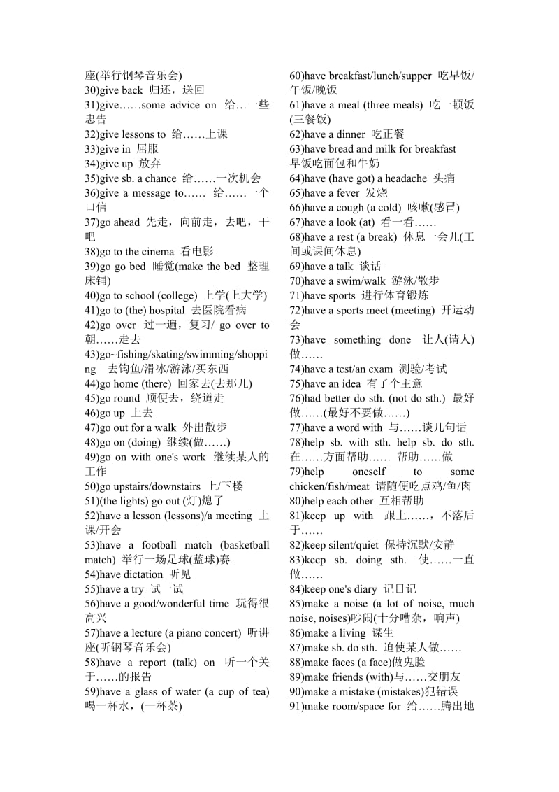 初中英语重点短语-语法-句型复习大全.doc_第2页