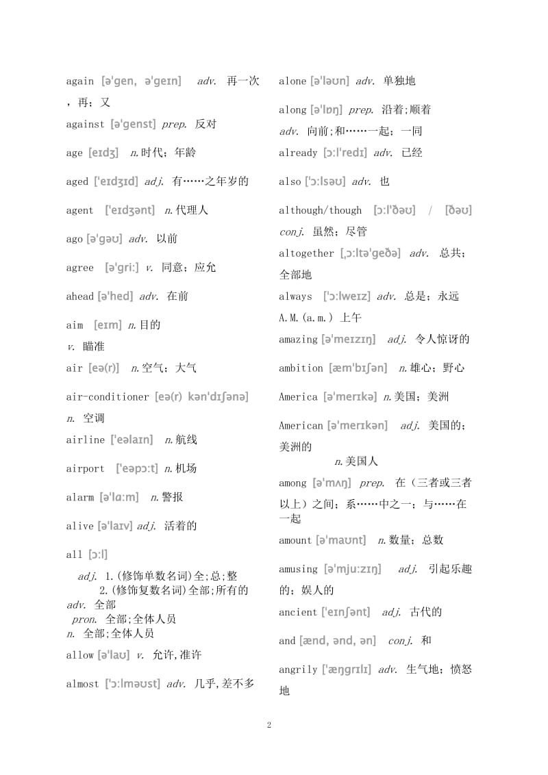 初中英语带音标词汇表.doc_第2页