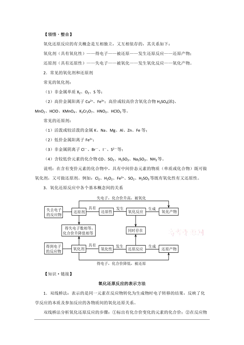 高考化学一轮复习 氧化剂 还原剂.doc_第3页