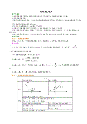 知識講解-指數(shù)函數(shù)及其性質(zhì)-基礎(chǔ).doc