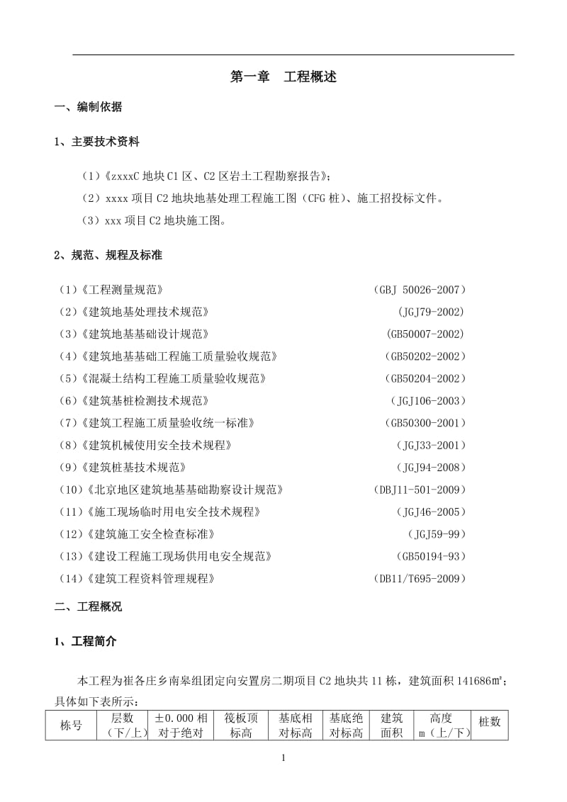 CFG复合桩基础桩间土清理方案.doc_第1页