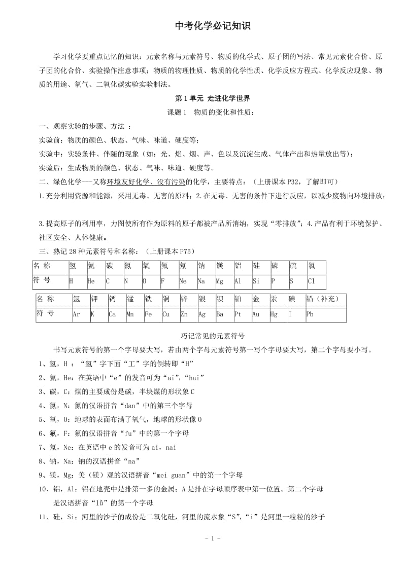 九年级上册化学知识点总结.doc_第1页