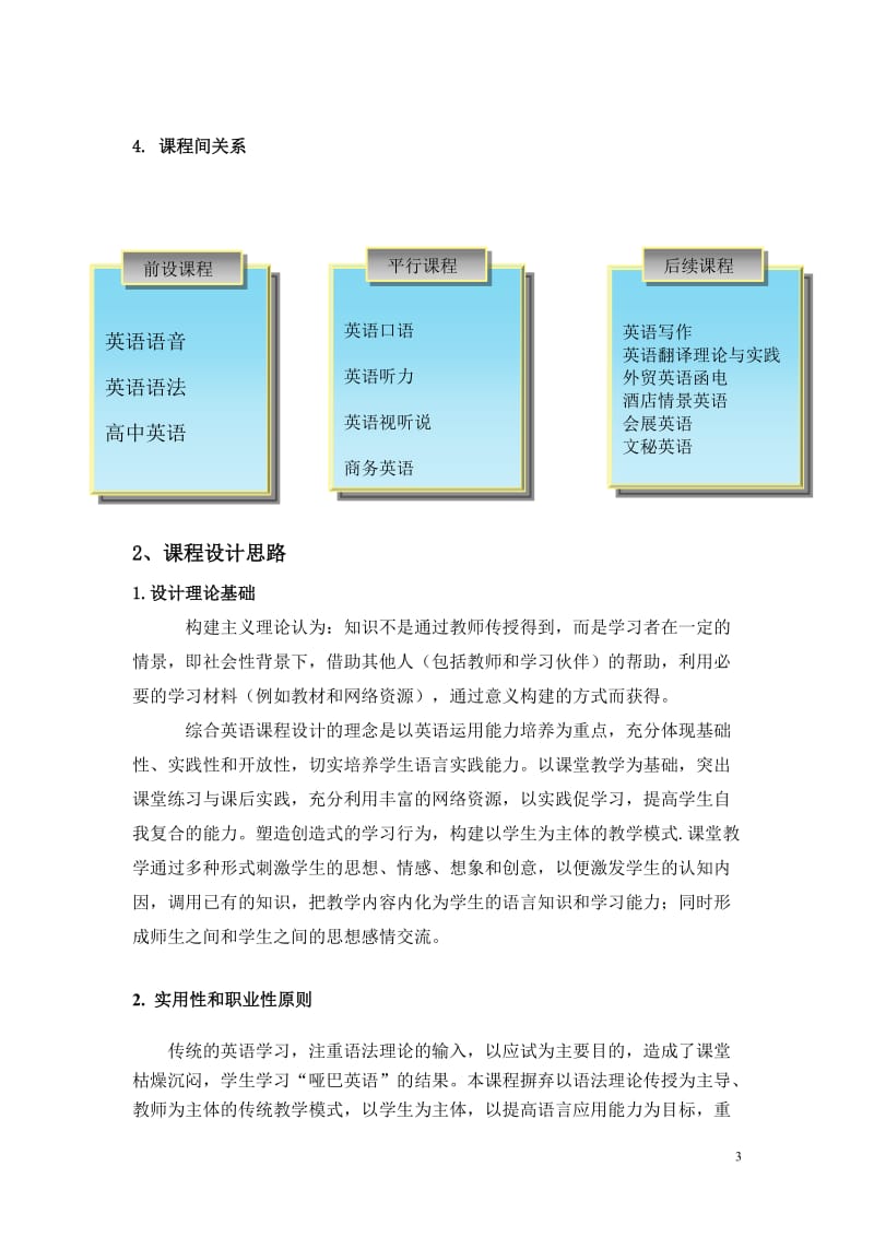 《综合英语》课程设计方案.doc_第3页